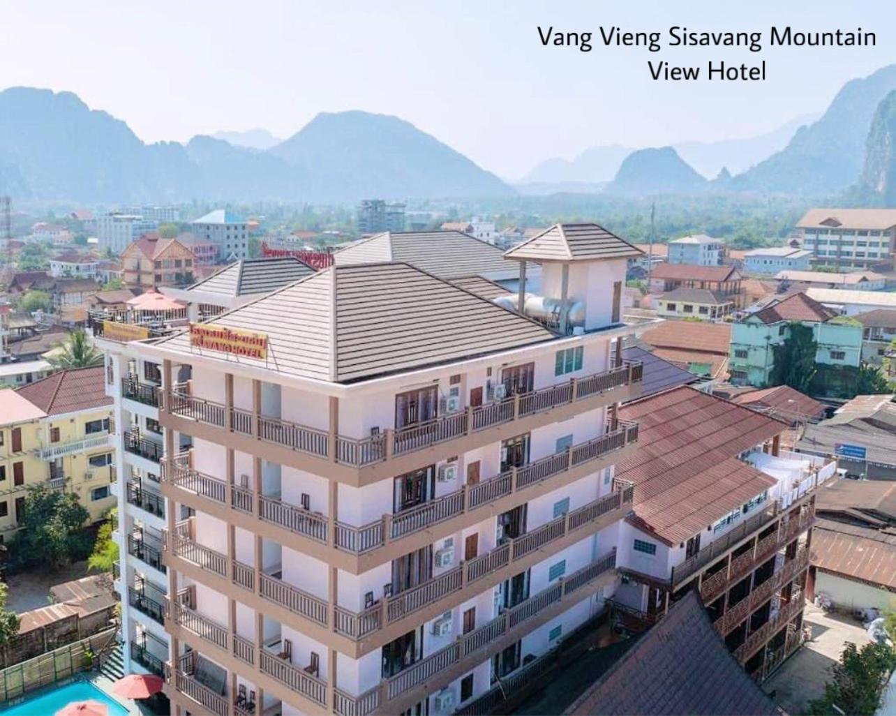 Vangvieng Sisavang Mountain View Hotel 방 비엥 외부 사진