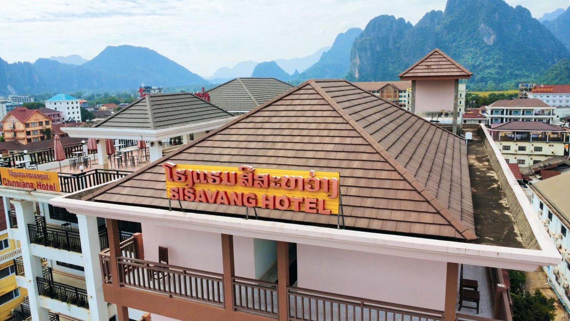 Vangvieng Sisavang Mountain View Hotel 방 비엥 외부 사진